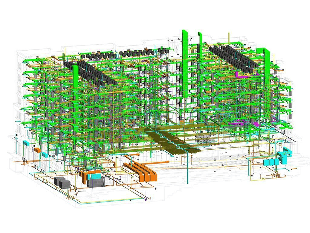 Mixed-use development BIM